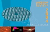 APS Physics 2004 Annual Report (Final)