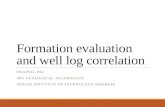 Formation evaluation and well log correlation