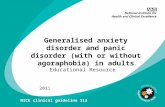 Clinical Case Scenarios for Generalised Anxiety Disorder for Use in Primary Care
