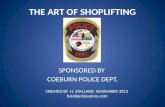 The art of shoplifting