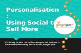 BrightOn Travel - "Personalisation: Using social to sell more" by Bruce Martin