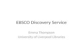 EBSCO Discovery System