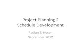 PM 03 Project Planning 2 - Schedule Development