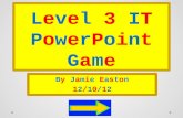 Unit 1 level 3 it power point game