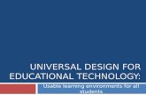 Ud for education tech