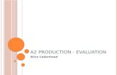 Alice Cadenhead- A2 production evaluation.
