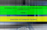 ICTL - Overview of computer system