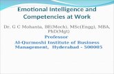 Emotional intelligence and competencies at work gcm
