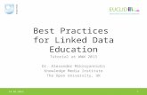 Best Practices for Linked Data Education