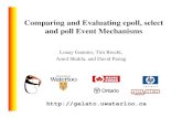 Comparing and Evaluating epoll, select and poll Event Mechanisms