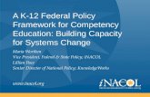 Leadership Webinar: A K-12 Policy Framework for Competency Education