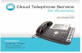 Cloud Telephone Service for Businesses