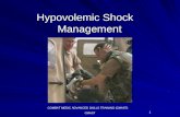 Hypovolemic Shock Management