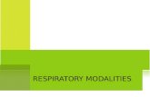 respiratory modalities