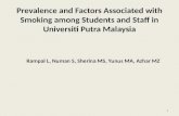 Prevalence And Factors Associated With Smoking Among Students And Staff In Upm