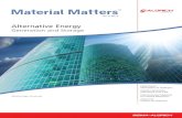 Alternative Energy - Material Matters v3n4