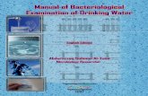 Bacteriological examination of Drinking Water(English Edition)