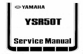 1987 YAMAHA YSR 50T Service Manual