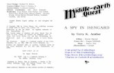 Middle-Earth Quest 1 - A Spy in Isengard - Solo Adventure