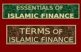Terms of Islamic Finance