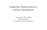 Asterisk Redundancy Using Heartbeat
