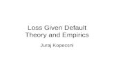 Loss Given Default Theory and Empirics
