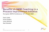 Benefits of Coaching in a Process Improvement Initiative