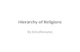 Hierarchy of Religions