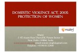 Domestic violence act 2005