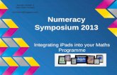 Numeracy symposium 2013