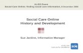 history and development of Social Care Online