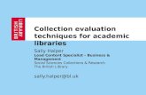 Collection evaluation techniques for academic libraries