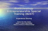 Biotechnology Entrepreneurship Special Training (BeST)