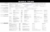 Maria Tran - MC Host, Presenter, Social Media, Actress, Entertainment Consultant