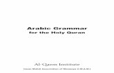 Arabic Grammer for the Holy Quran