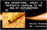Exploration- New Ideas Powerpoint