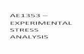 Experimental Stress Analysis Anna university Question Paper