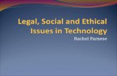 Legal, Ethical and Social Issues in Technology