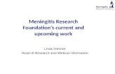 Meningitis Research Foundation' current and upcoming work by Linda Glennie