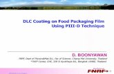 DLC Coating on Food Packaging Film Using PIII-D Technique