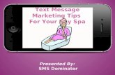Text Message Marketing for Day Spas