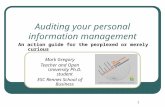 How to Audit Your Personal Information Management