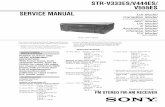Sony audio STR-V333ES/V444ES/V555ES