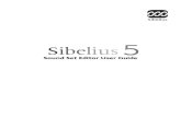 Sibelius 5, handbok