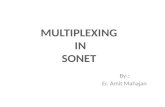 Multiplexing in SONET
