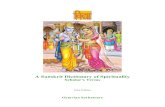 A Sanskrit Dictionary of Spirituality: Scholar’s Terms