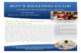 Boys Reading Club Flyer