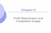 Microeconomics Lecture ----profit maximization and competitive supply