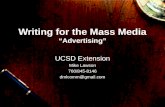 Writing for Media - Advertising