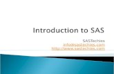 SAS Slides 1 : Introduction to SAS